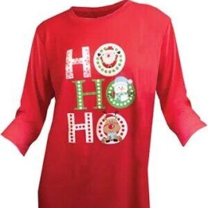 Amanda Blue- HO HO HO Pajama Top